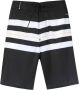Osklen striped swim trunks Zwart - Thumbnail 1