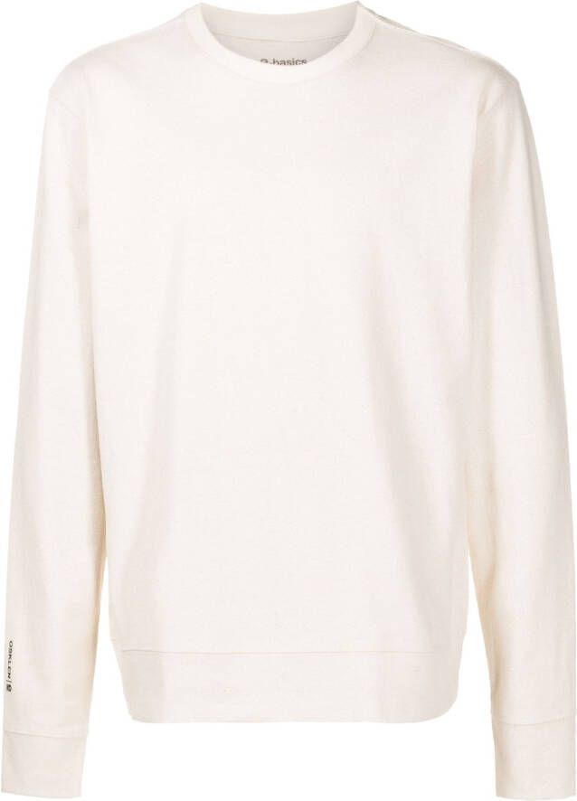 Osklen Sweater met logoprint Beige