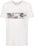Osklen T-shirt met abstracte print Wit - Thumbnail 1
