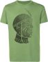Osklen T-shirt met grafische print Groen - Thumbnail 1