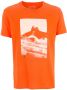 Osklen T-shirt met grafische print Oranje - Thumbnail 1