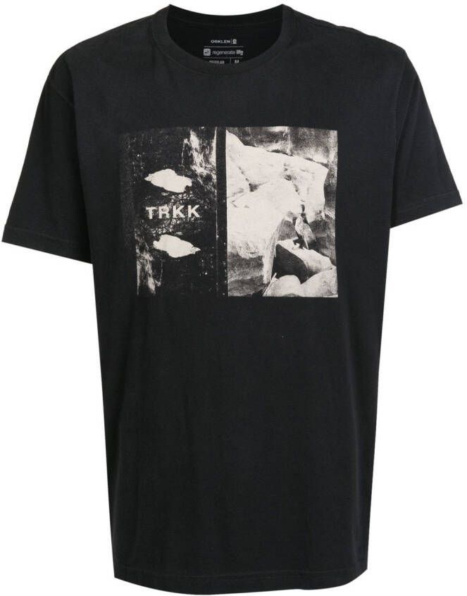 Osklen T-shirt met grafische print Zwart