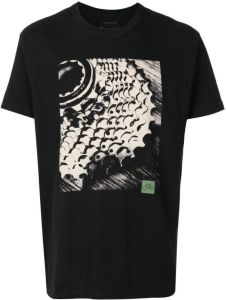 Osklen T-shirt met grafische print Zwart