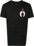 Osklen T-shirt met grafische print Zwart - Thumbnail 1