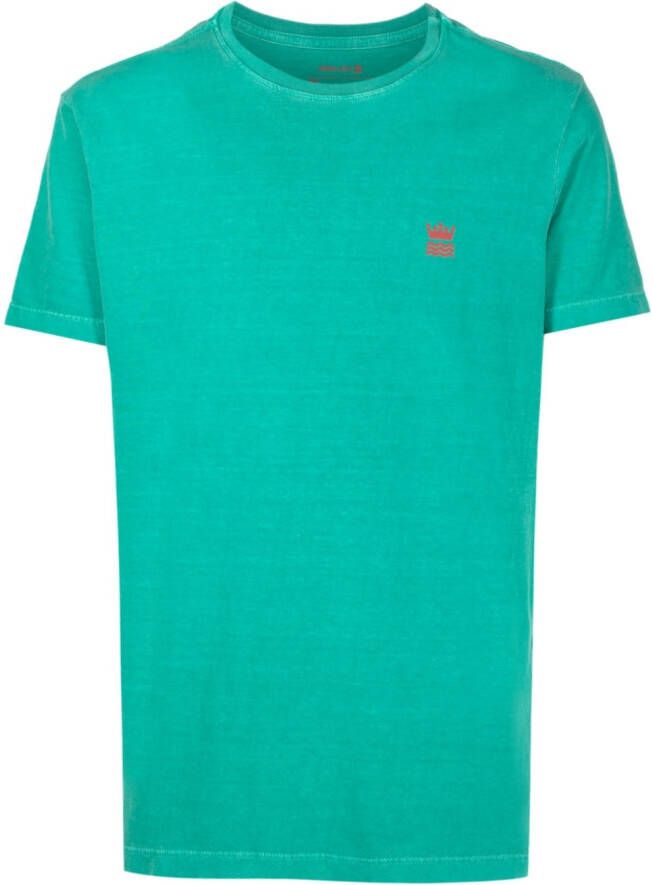 Osklen T-shirt met logoprint Groen