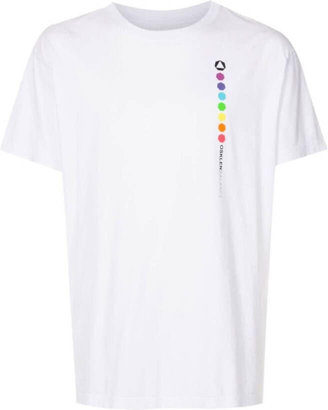Osklen T-shirt met logoprint Wit