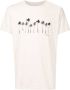 Osklen T-shirt met palmboomprint Beige - Thumbnail 1