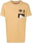 Osklen T-shirt met palmprint Geel - Thumbnail 1