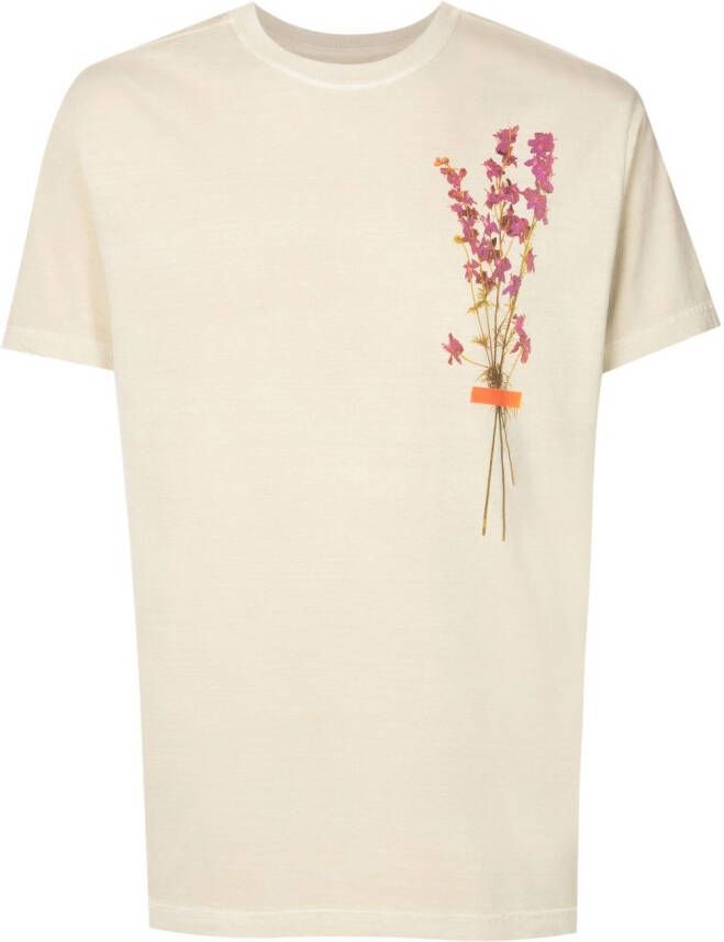 Osklen T-shirt met print Beige