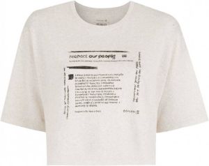 Osklen T-shirt met print Beige