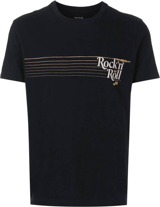 Osklen T-shirt met print Zwart