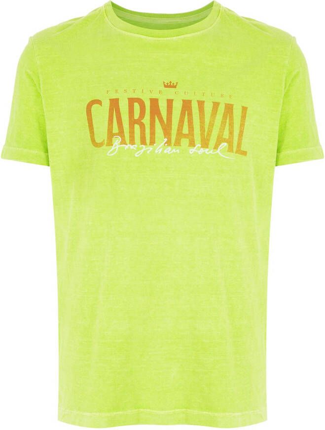 Osklen T-shirt met ronde hals Groen