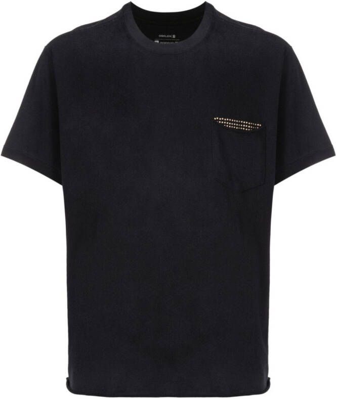 Osklen T-shirt met studs Blauw