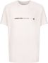 Osklen T-shirt met tekst Beige - Thumbnail 1