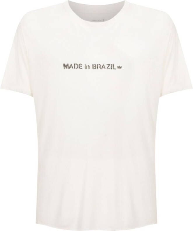 Osklen T-shirt met tekst Beige