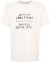 Osklen T-shirt met tekst Beige - Thumbnail 1