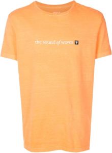 Osklen T-shirt met tekst Oranje