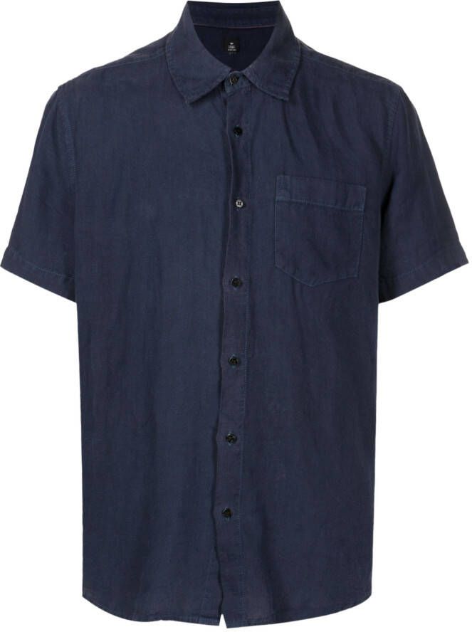 Osklen T-shirt met zak Blauw