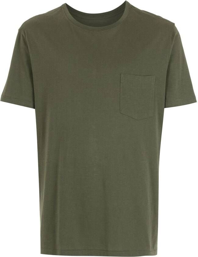 Osklen T-shirt met zak Groen