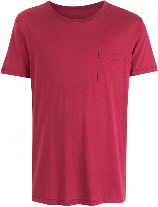 Osklen T-shirt met zak Rood