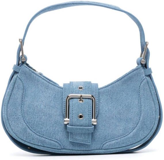 Osoi Schoudertas met decoratieve gesp Blauw