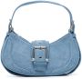 Osoi Schoudertas met decoratieve gesp Blauw - Thumbnail 1