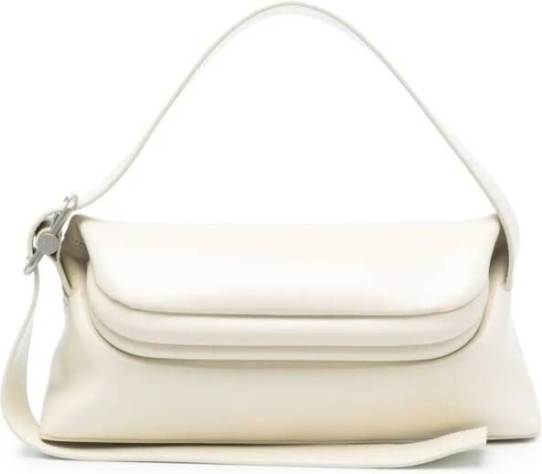 Osoi Folder Brot leren schoudertas Beige