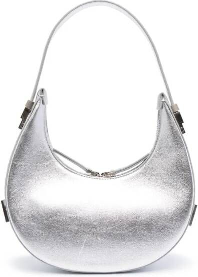 Osoi Toni metallic schoudertas Zilver