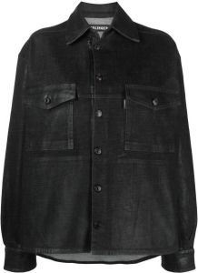 Ottolinger Button-up shirtjack Zwart
