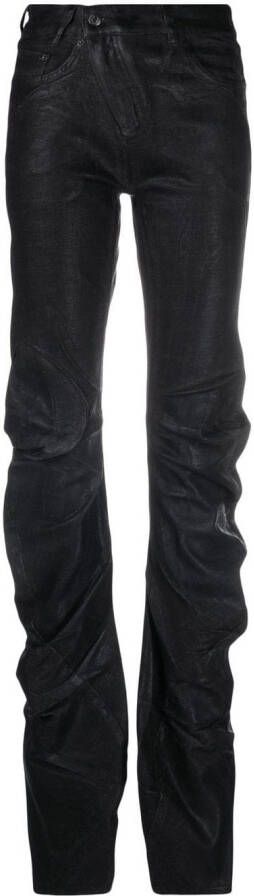 Ottolinger Gedrapeerde jeans Zwart