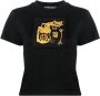 Ottolinger T-shirt met grafische print Zwart - Thumbnail 1