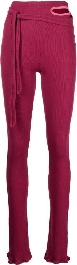 Ottolinger Uitgesneden broek Rood