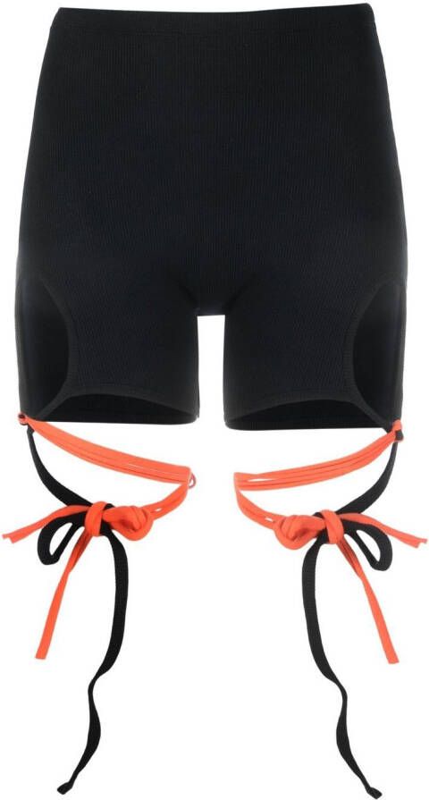 Ottolinger Wikkelshorts Zwart