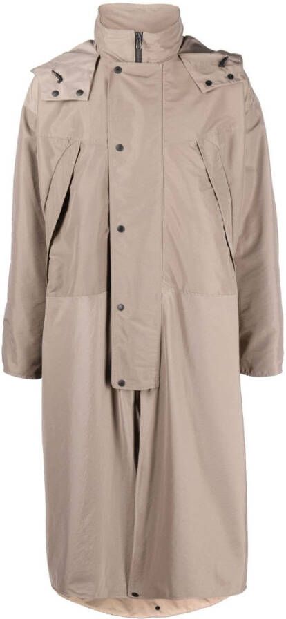 OUR LEGACY Grace Tower parka met rits Beige