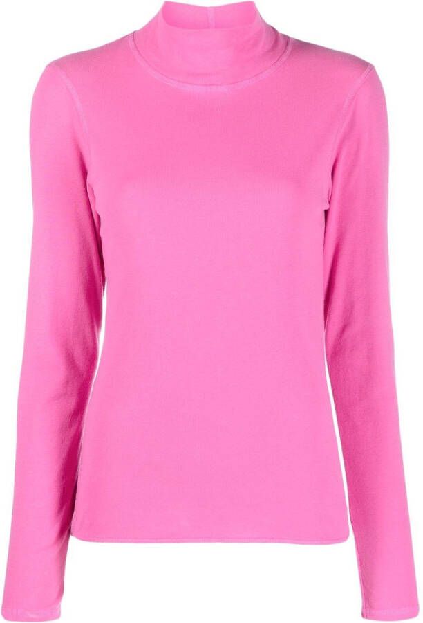 OUR LEGACY T-shirt met hoge hals Roze