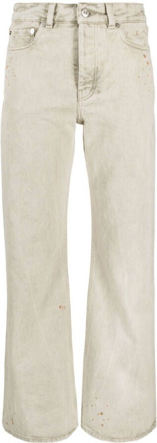 OUR LEGACY High waist jeans Beige