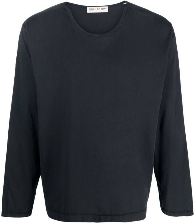 OUR LEGACY Sweater met ronde hals Zwart