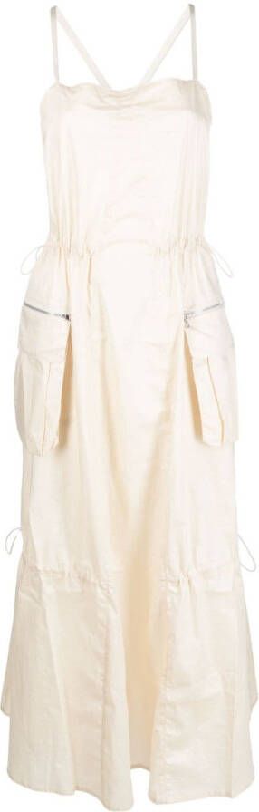 OUR LEGACY Mouwloze jurk Beige