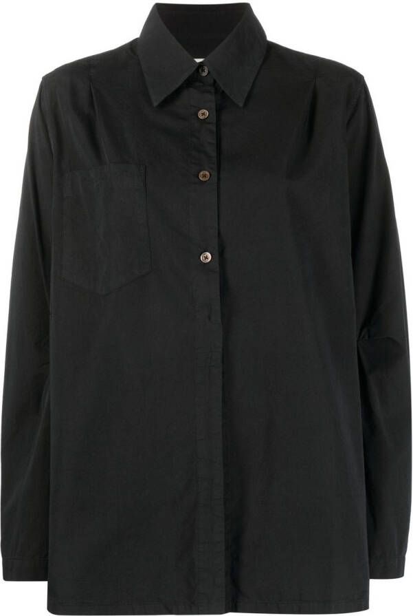 OUR LEGACY Oversized blouse Zwart