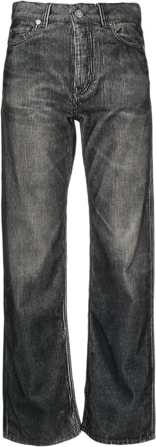 OUR LEGACY Ribfluwelen jeans Zwart