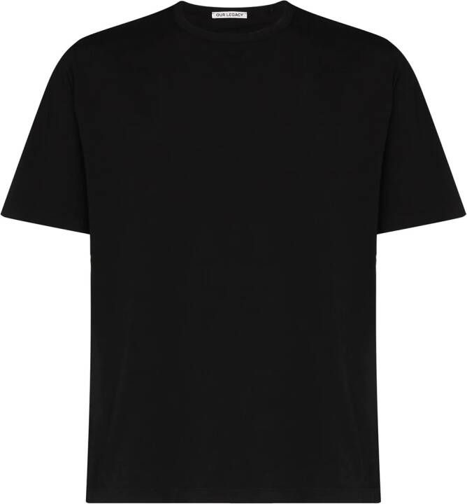 OUR LEGACY T-shirt met print Zwart