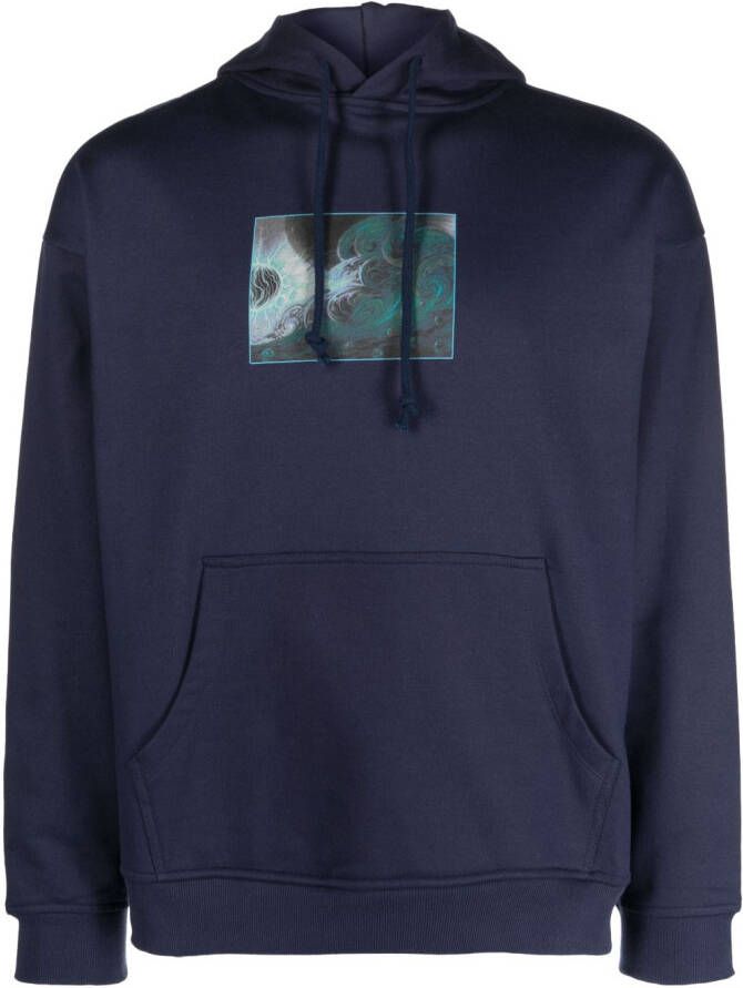 RASSVET Hoodie met print Blauw