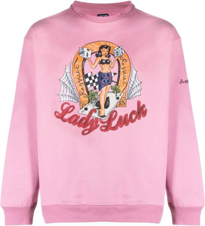 RASSVET Sweater met print Roze
