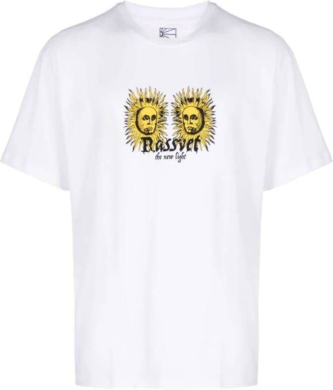 RASSVET T-shirt met print Wit