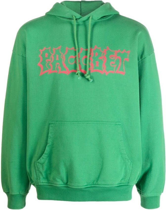 RASSVET Hoodie met logoprint Groen