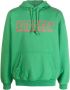 RASSVET Hoodie met logoprint Groen - Thumbnail 1
