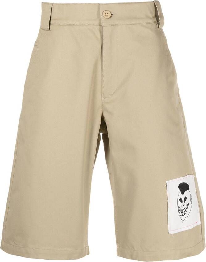 RASSVET Shorts met logopatch Beige