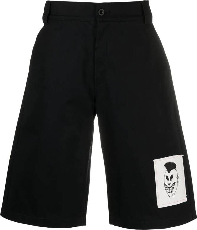 RASSVET Shorts met logopatch Zwart