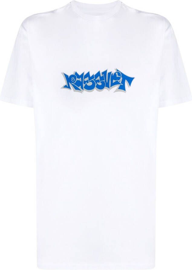 RASSVET T-shirt met logoprint Wit