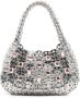 Rabanne 1969 metallic crossbodytas Zilver - Thumbnail 1